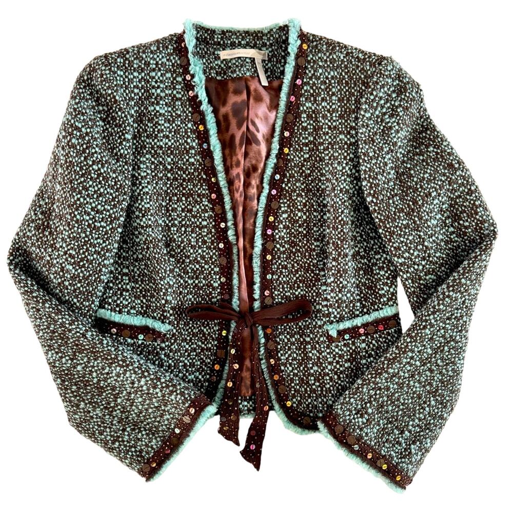 Y2K tweed jacket